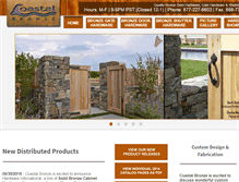 Tablet Screenshot of coastalbronze.com